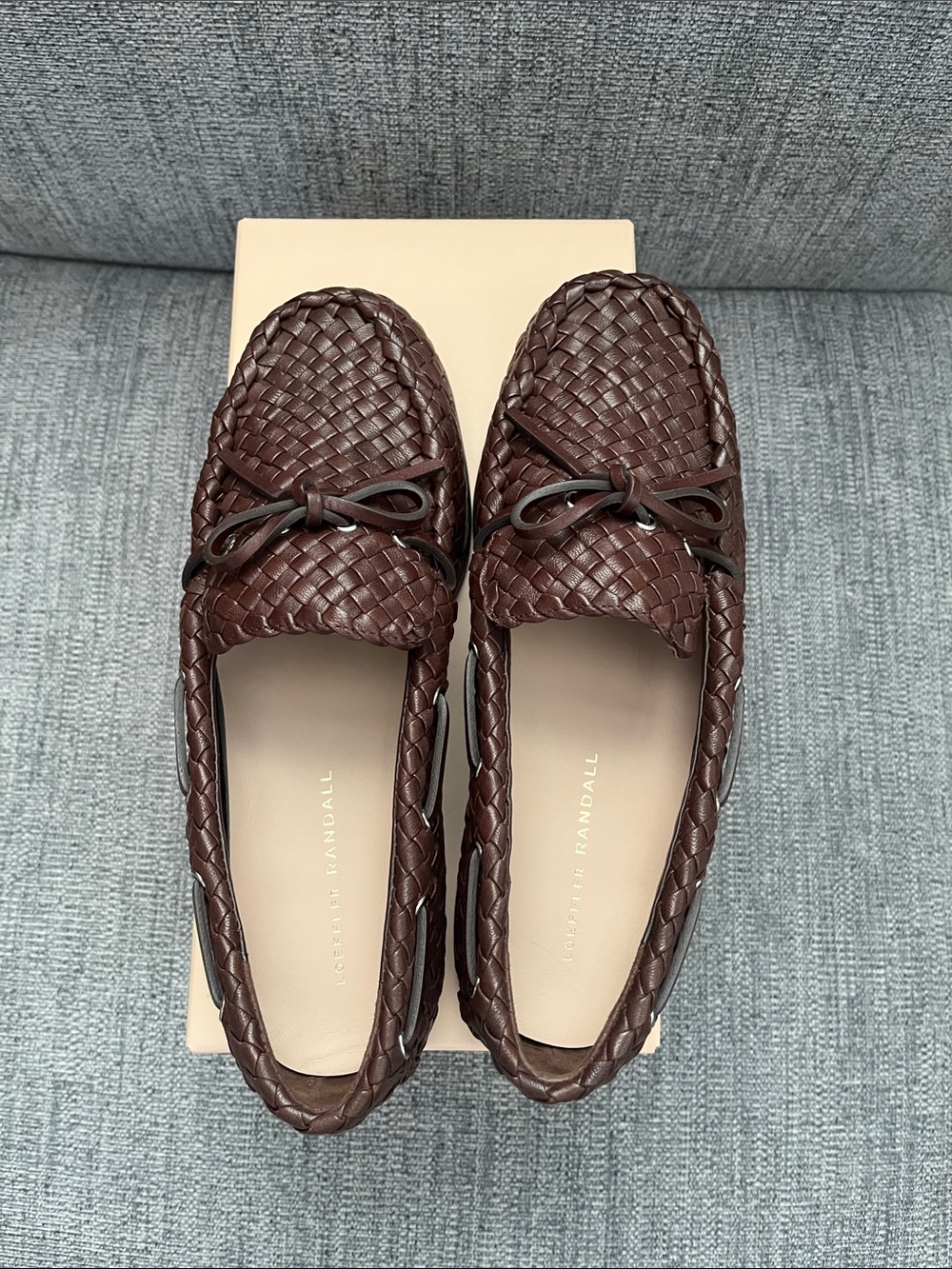 NWT Loeffler Randall Minnie Loafers Espresso 9B - Picture 5 of 6